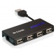 Карманный USB 2.0 концентратор D-Link DUB-104 в Рубцовске, USB хаб DLink DUB104 (Рубцовск)